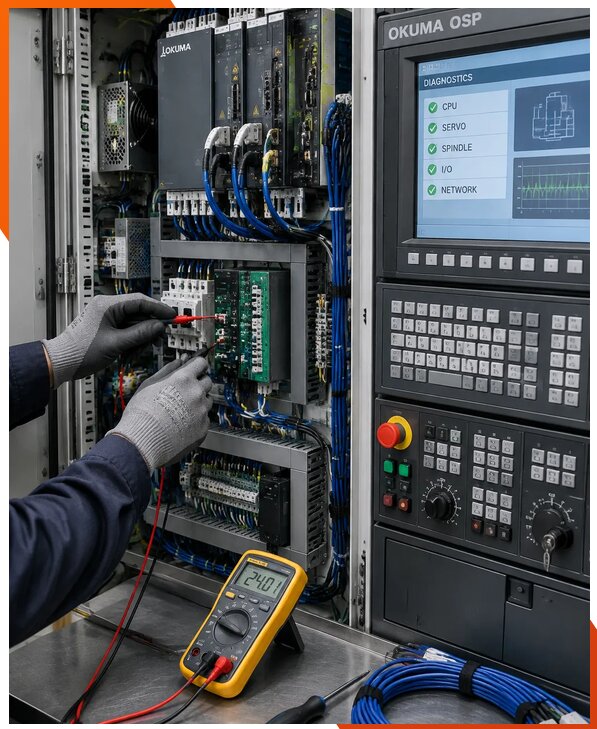Ремонт систем ЧПУ Okuma OSP в Чебоксарах